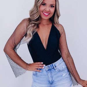 Willow Boutique Rhinestone Bodysuit